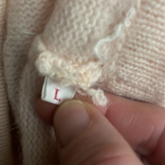 Vintage Marisa Christina Beaded Pearl Embellished Angora Sweater - Picture 9 of 13